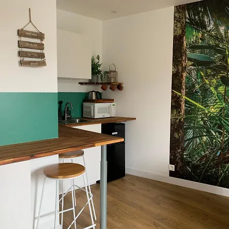 Apartamento Le Petit Bali - Studio - Wifi - Parking - Coeur De Pont-lʼAbbé